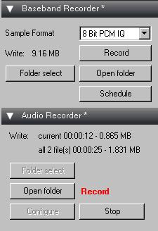 Image: Baseband (I/Q) Recorder and Audio Recorder Plugins